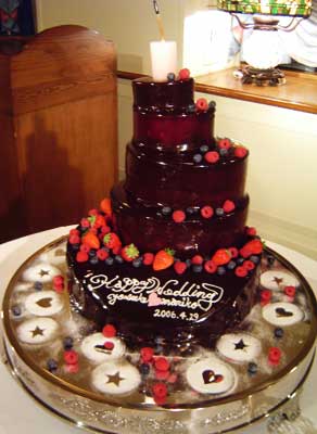 ケーキもらせん階段 Only One Wedding Hanzoya