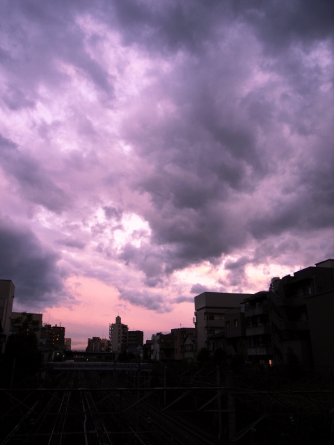 雨上がりの空そして池袋の夜へ_c0071611_7465834.jpg