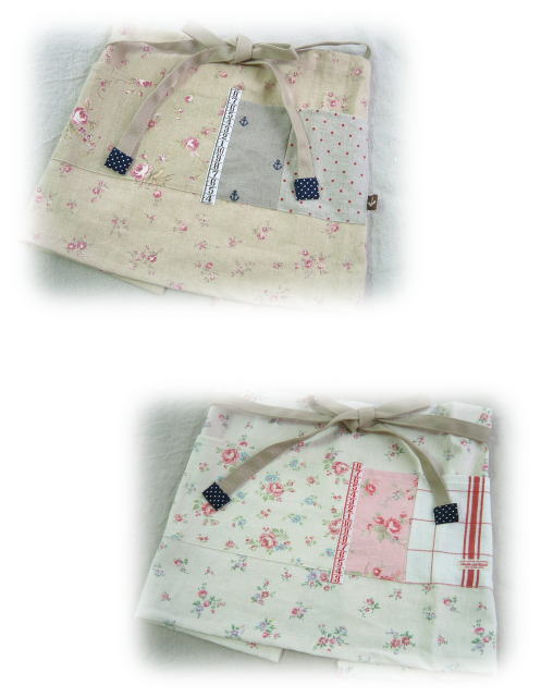久々に作りました~カフェエプロン^^_f0023333_22511415.jpg