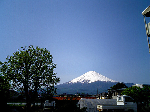 2006.5.25 朝の富士山 携帯カメラで!!_a0008934_2092739.jpg