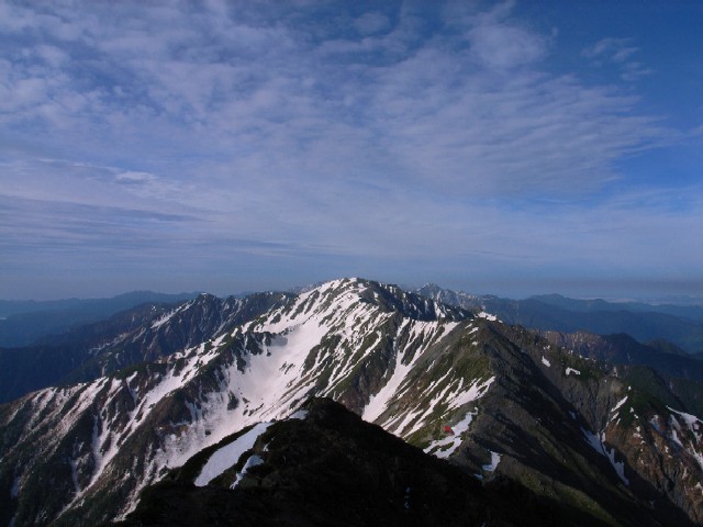 翌日の北岳・・・快晴。_f0081726_2318197.jpg