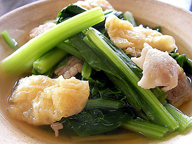 筍ごはんと小松菜の煮びたし_e0061902_1228389.jpg