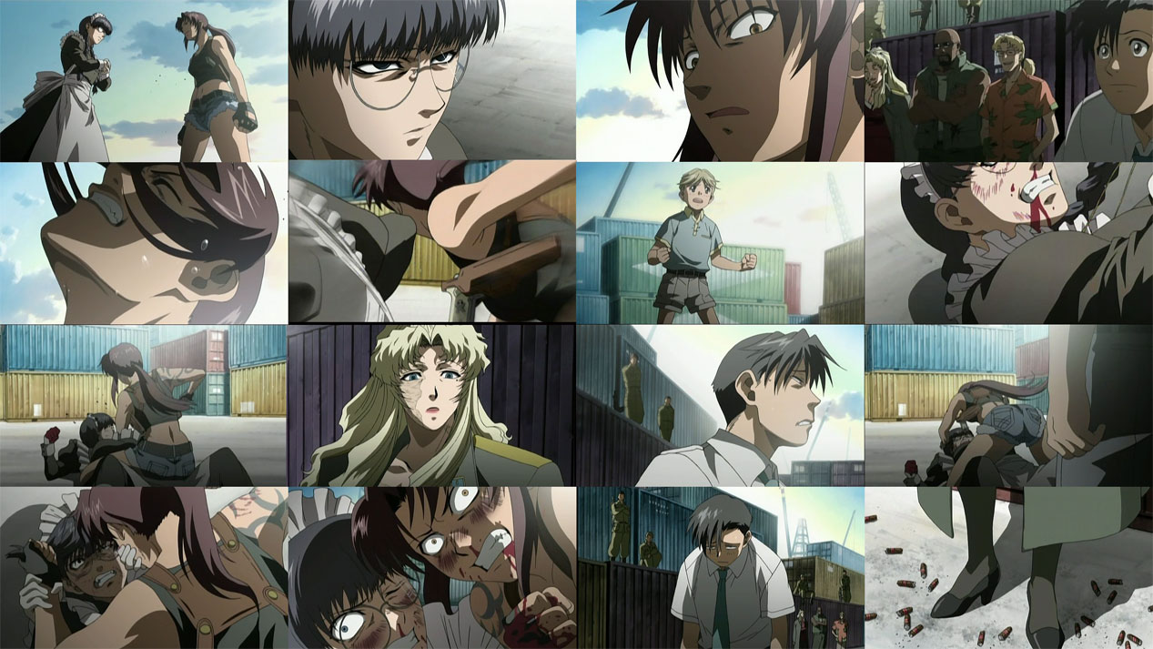 Black Lagoon ブラックラグーン 第10話 The Unstoppable Chambermaid 殉難花 パッションフラワー Black Lagoon ブラックラグーン 第10話 The Unstoppable Chambermaid 殉難花 パッションフラワー