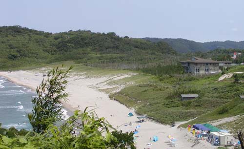 鳥取県青谷にあった臨海学舎 自然学舎の名残りも消える 売布の浜ちゃん 鳥取県青谷にあった臨海学舎 自然学舎の名残りも消える 売布の浜ちゃん