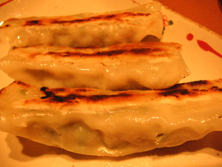 ビストロ樹里庵の棒状餃子_f0053279_163831.jpg