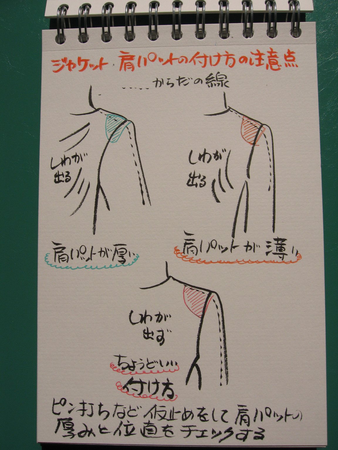 ジャケット 肩パットのつけ方の注意点 暮らし英語楽しみながら ジャケット 肩パットのつけ方の注意点 暮らし英語楽しみながら
