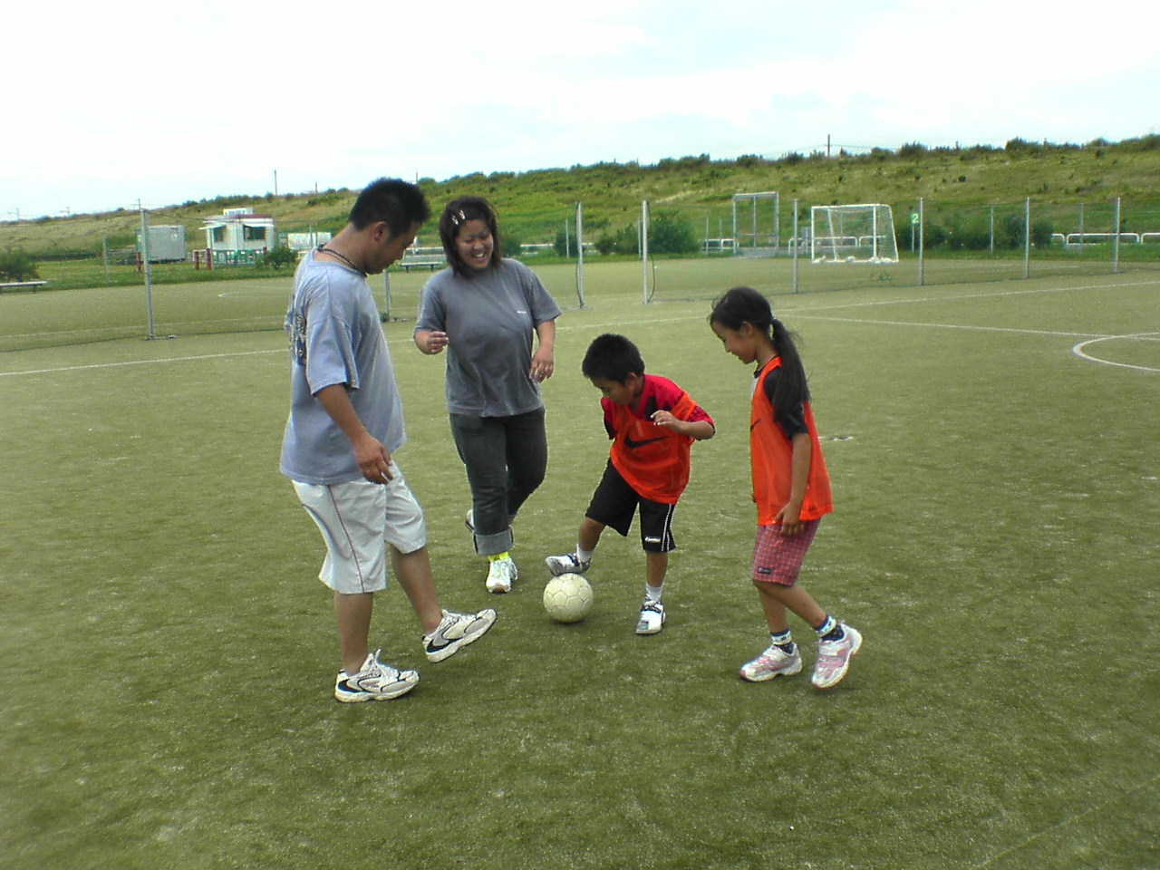 ファミリーサッカー in 鳥飼_a0059812_23365272.jpg