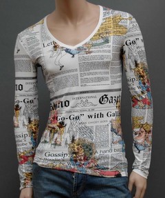 John Galliano 06awオム新作ロングｔシャツ ﾆｭｰｽﾍﾟｰﾊﾟｰ メンズセレクトショップ Via Senato