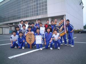 やったーー中体連市大会 卓球部優勝_d0010630_11332120.jpg