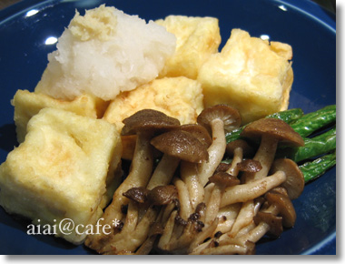 揚げ出し豆腐と便利ツユ_a0056451_6392612.jpg