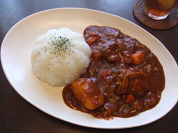 ホタテ入り野菜カレー_d0060082_12465880.jpg