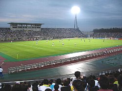 石川県西部緑地公園陸上競技場 応援します コリナス