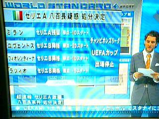 ユベントスら３チームがｂ降格 ミランはａ残留 つきま ぶろぐ