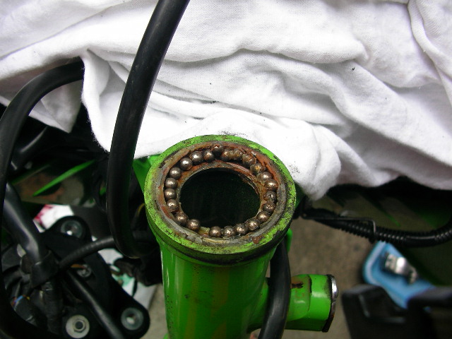 KDX125SR フロントフォーク交換 KDX220SRへ : STRAY TRAIL KDX125SR フロントフォーク交換 KDX220SRへ : STRAY TRAIL