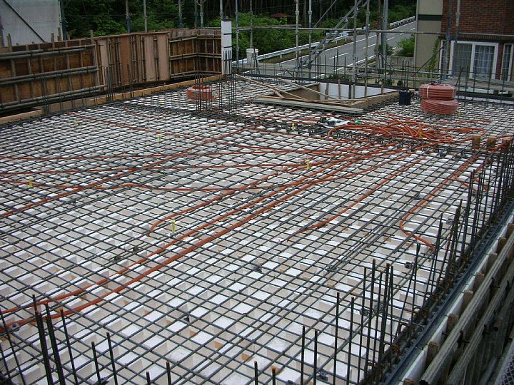 1f躯体コンクリート打設が終わりました 長野県伊那市 池田建設 スターハウス建築日記
