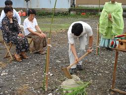 Tさんのお宅　地鎮祭。_f0001956_15555888.jpg