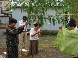 Tさんのお宅　地鎮祭。_f0001956_15563620.jpg