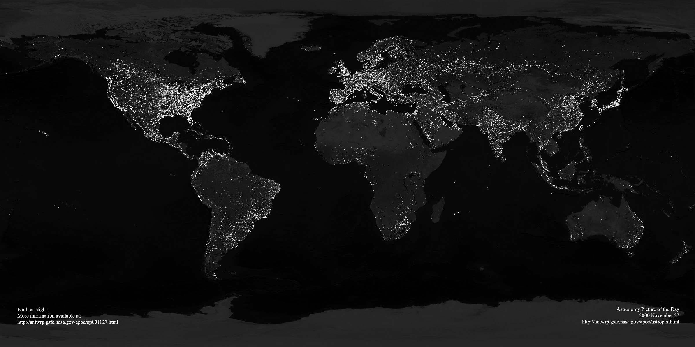 光の世界地図 徒然閑写