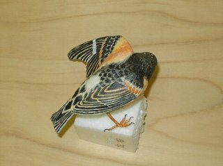 木製スズメの彫刻 約12cm バードカービング　木彫りの野鳥　野鳥彫刻 Amazon.co.jp: スズメ 木彫 野鳥 バードカービング 野鳥彫刻