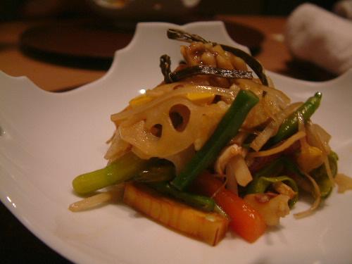「銀座 六雁(むつかり)で本日の野菜コース」_a0000029_1711447.jpg