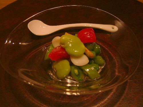 「銀座 六雁(むつかり)で本日の野菜コース」_a0000029_17145790.jpg