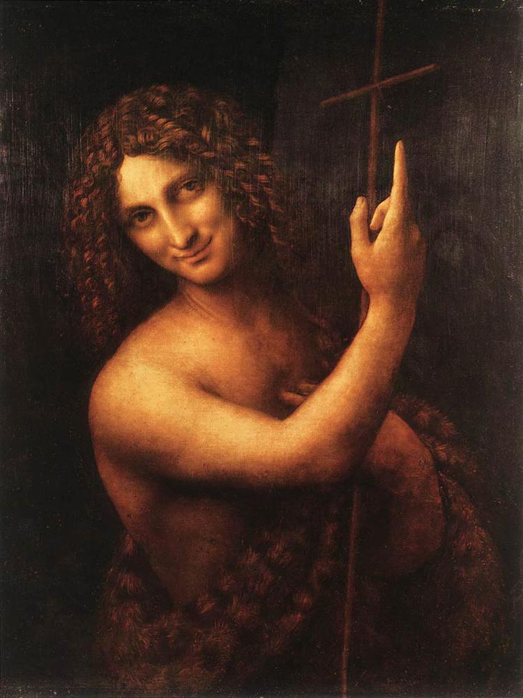 レオナルドの眼（３）「顔」の発明（美の美）～「洗礼者聖ヨハネ」_d0066343_9542327.jpg