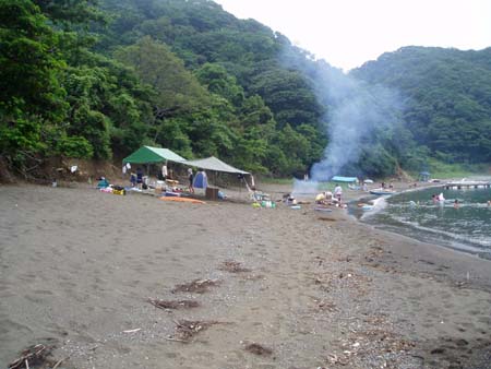 家族で海水浴_e0074935_681750.jpg