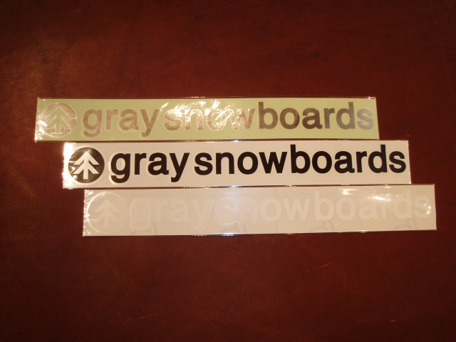 GRAYステッカー入荷しました！ : 大人のスノーボード スタイル