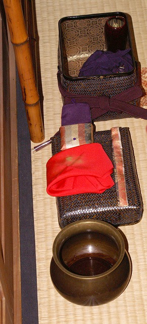 茶箱点前】 色紙点(しきしだて) 7月のお稽古ー1 : ☆ 野草デジカメ日記☆