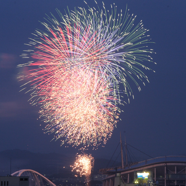 おいでん祭りの打ち上げ花火_e0077631_1920964.jpg