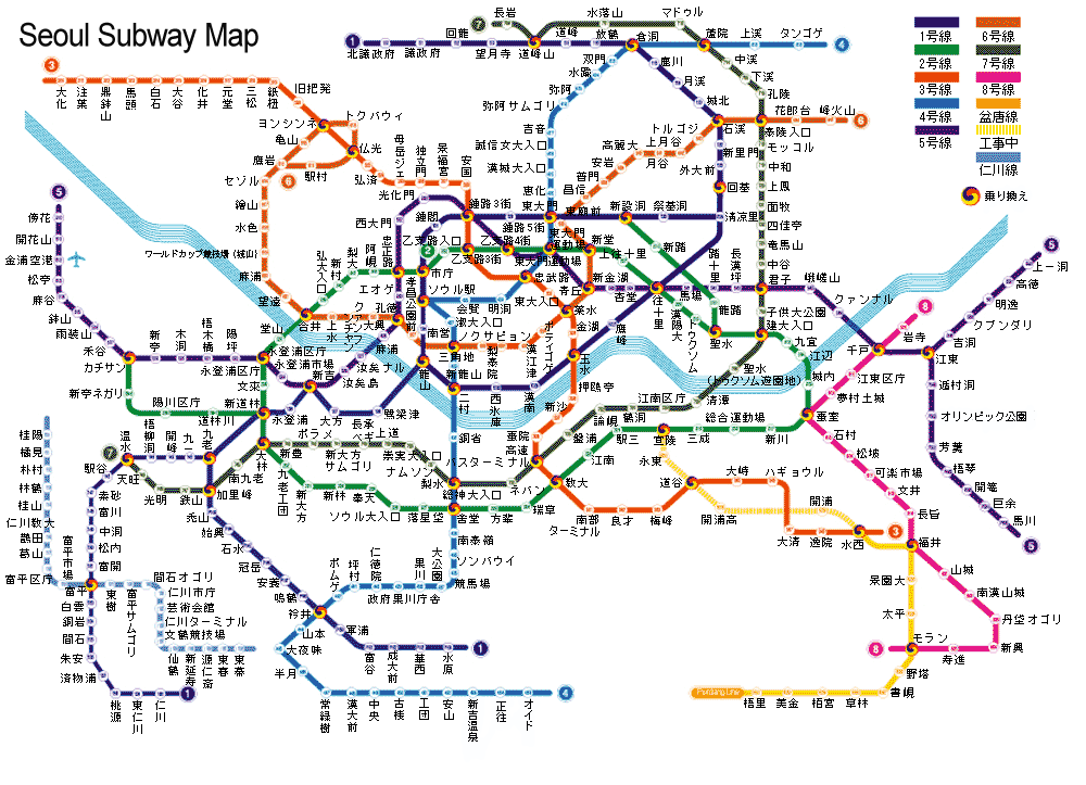 ソウル市内地図 ソウル案内人 ソウル市内地図 ソウル案内人