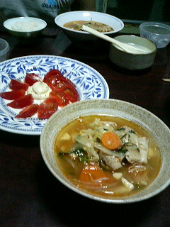 野菜たっぷり熱々!モツ鍋_a0080406_25197.jpg