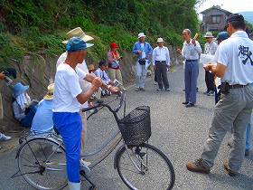 福岡西方沖地震後の〈蒙古山〉の現地調査_c0033992_12453865.jpg