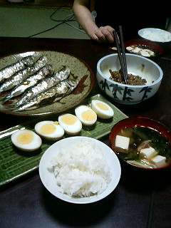 鰯の梅シソ焼き＆ブリ大根_a0080406_0534439.jpg