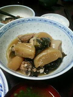 鰯の梅シソ焼き＆ブリ大根_a0080406_0592698.jpg