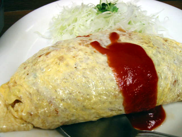 洋食たけだの「オムライス」@築地場内市場_b0042308_1232965.jpg
