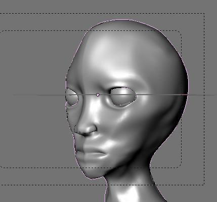 宇宙人！？顔作成blenderの3DCG_a0011382_17305685.jpg