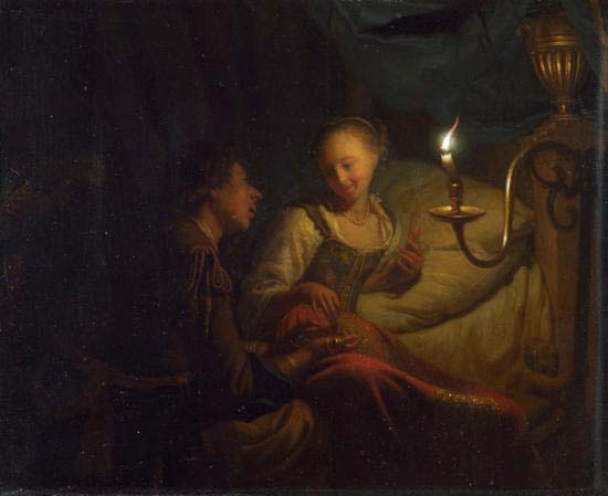 Godfried Schalcken ー　ろうそくの陰影_f0097102_22443263.jpg