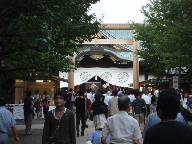 靖国神社参拝_d0082655_19114678.jpg