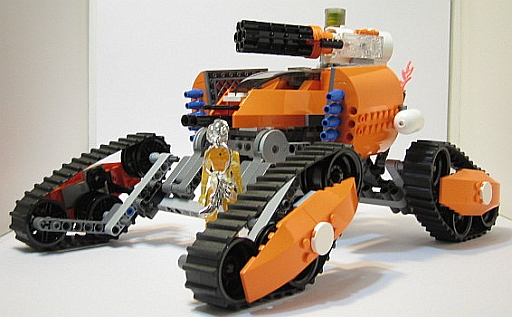 LEGO： EXO FORCE : 7706 Mobile Defence Tank_a0056168_2315638.jpg