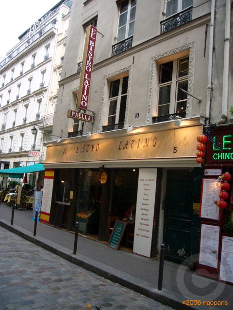 ■パリでスペイン料理EL BISTRO LATINO(サンミシェル界隈)_a0014299_2129738.jpg