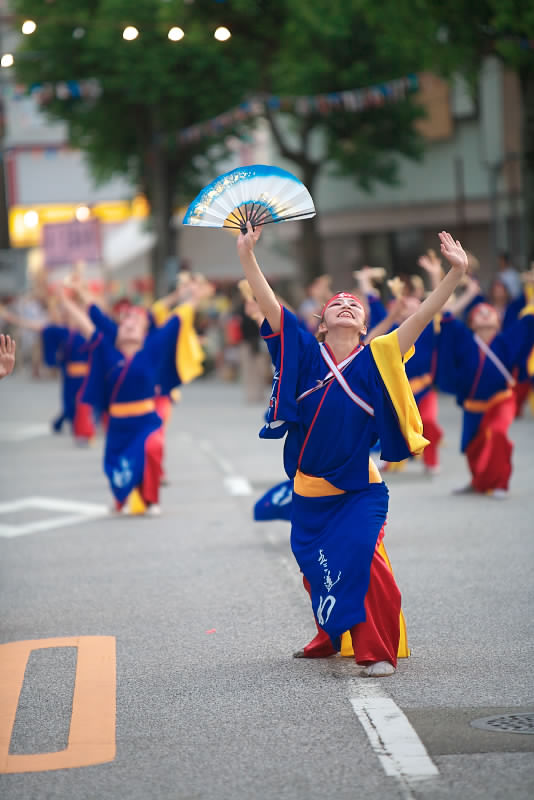 よさこい祭り2006「本祭 ２日目」 6/9_a0078341_2136684.jpg