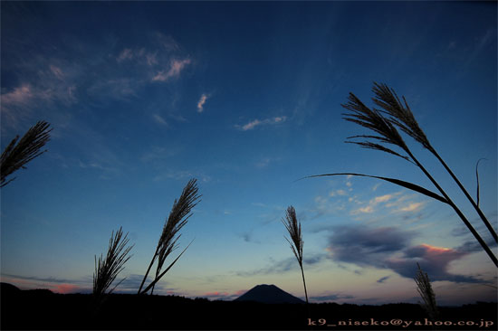 ヤンキーな夕景／羊蹄山を背に_b0086920_1423286.jpg