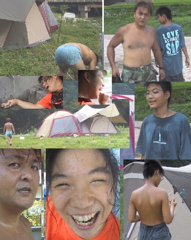 8/24 夏休み最後の中岳川キャンプ1_f0082367_101284.jpg