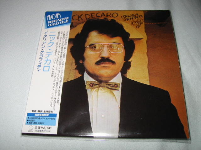 NICK DeCARO / ITALIAN GRAFFITI (紙ジャケ)_b0042308_22485557.jpg