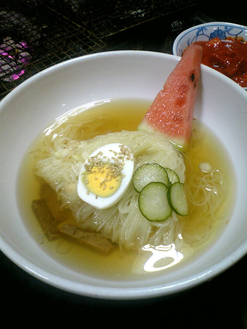 2006年9月1日　冷麺_e0041606_2246106.jpg