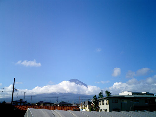 2006.9.8　朝の富士山 「初冠雪予報へのお誘い　その5」_a0008934_23203650.jpg