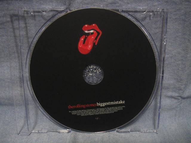 THE ROLLING STONES / BIGGEST MISTAKE (EU盤CD-SINGLE 3 TRACKS)_c0065426_12334414.jpg