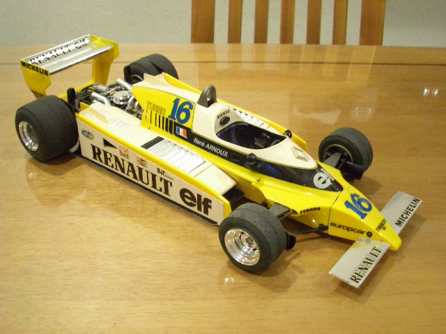 プラモデルＦ1シリーズ⑦　Renault RE20_f0068687_15465.jpg