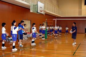 中学生バレーボール教室_d0010630_14211268.jpg